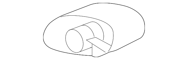 Finisher-Tailpip (Jaguar OEM) C2D28759OEM