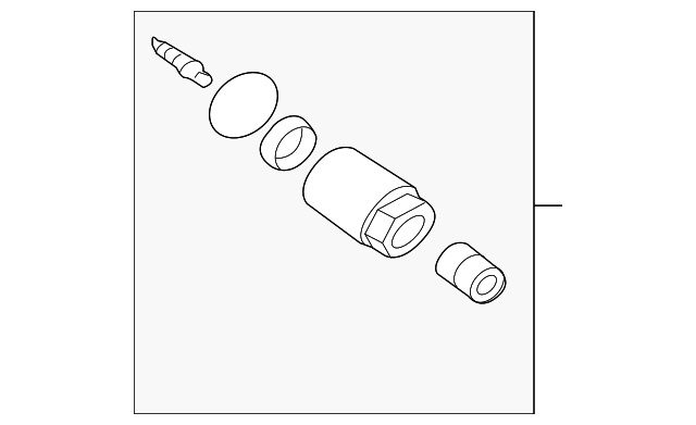 Valve-Tyre (Jaguar OEM) C2D29155OEM