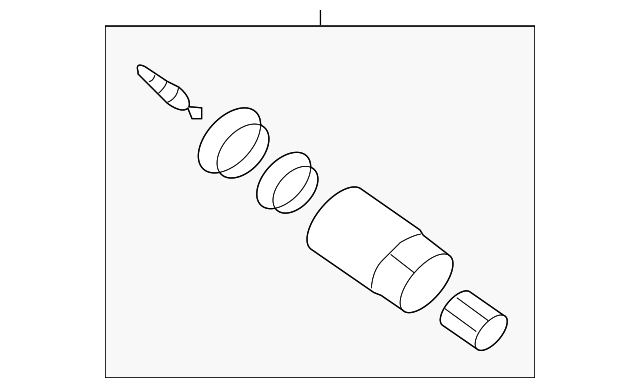 Valve-Tyre (Jaguar OEM) C2D29157OEM