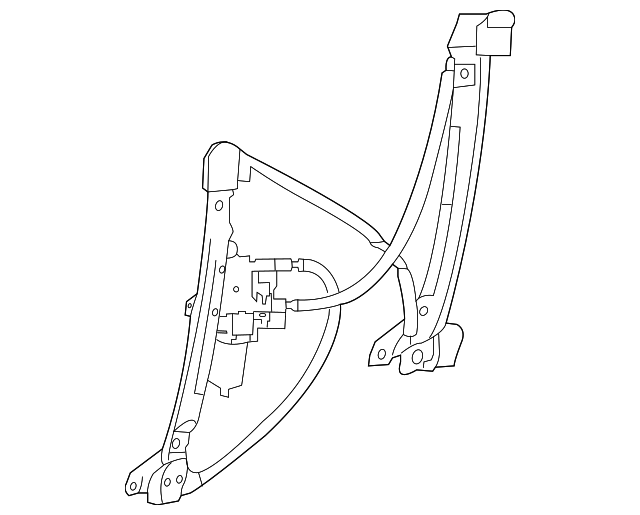 Regulator-Window (Jaguar OEM) C2D31415OEM