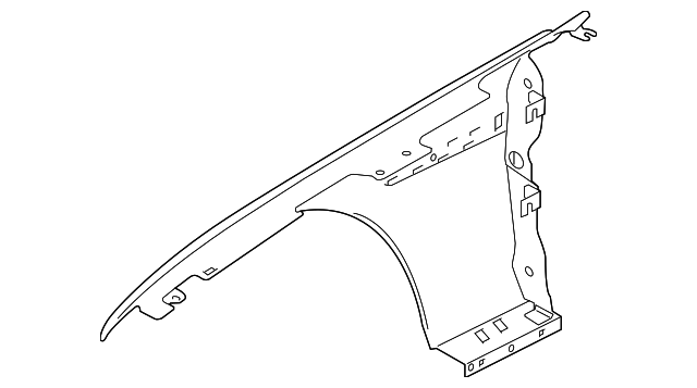 Panel-Fender (Jaguar OEM) C2D33153OEM