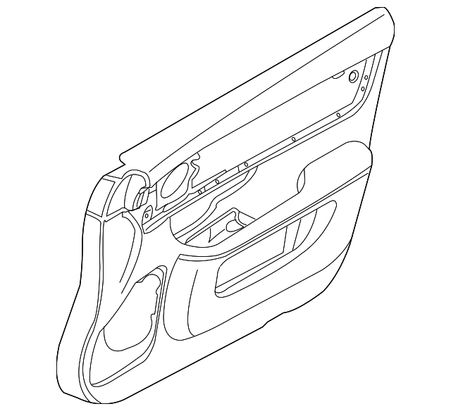 Casing-Door (Jaguar OEM) C2D34646RHNOEM
