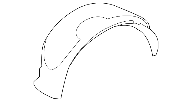 Liner-Wheelarch (Jaguar OEM) C2D3737OEM