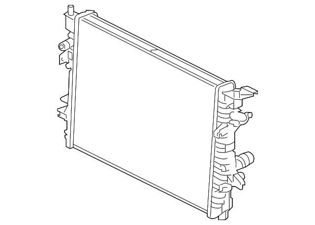 Radiator (Jaguar OEM) C2D38734OEM