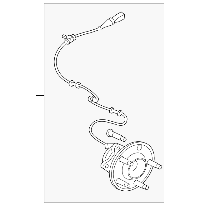 Hub & Bearing (Jaguar OEM) C2D38987OEM
