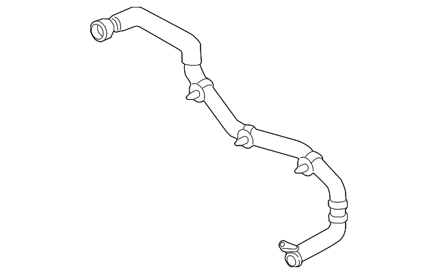 Hose-Oil Cooler (Jaguar OEM) C2D40290OEM