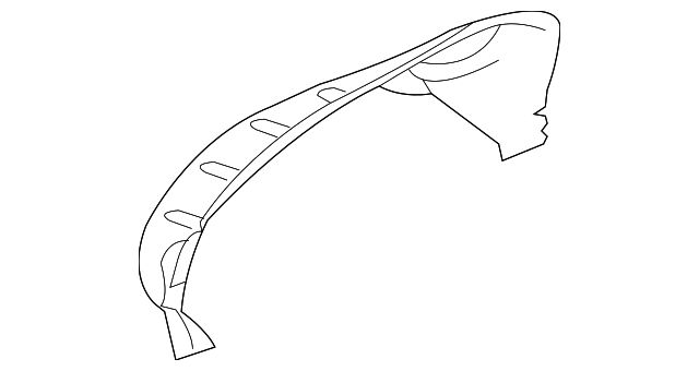Panel-Wheelarch (Jaguar OEM) C2D40872OEM