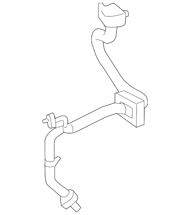 Pipe-Air Con (Jaguar OEM) C2D42003OEM