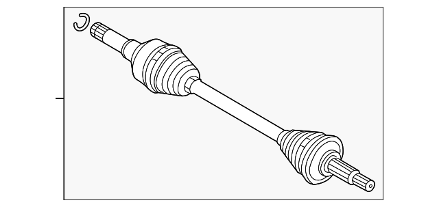 Halfshaft C2D42133OEM