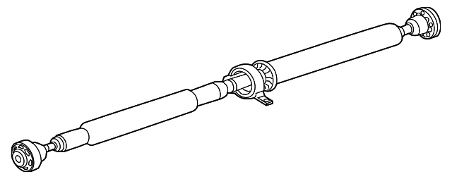 Propshaft (Jaguar OEM) C2D42441OEM