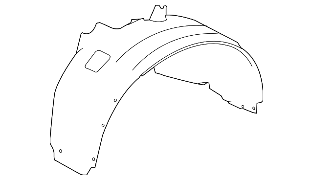 Liner-Wheelarch (Jaguar OEM) C2D43781OEM