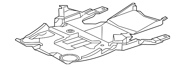 Undertray (Jaguar OEM) C2D47031OEM