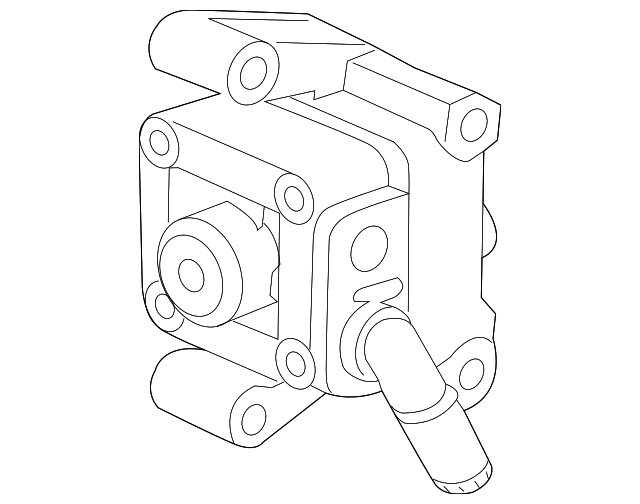 Pump-Power Steer (Jaguar OEM) (Jaguar OEM) C2D48857OEM