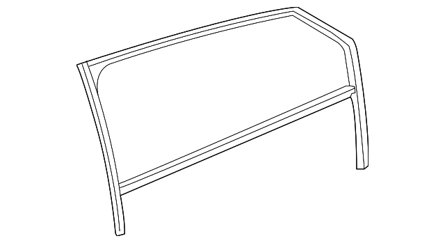 Channel-Glass (Jaguar OEM) C2D48943OEM
