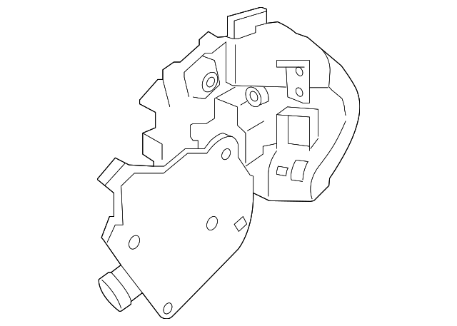 Latch (Jaguar OEM) C2D49433OEM