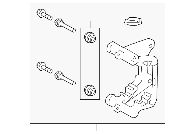 Bracket-Anchor (Jaguar OEM) C2D49905OEM