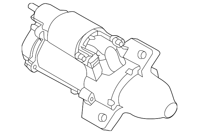 Motor-Starter (Jaguar OEM) C2D51165OEM
