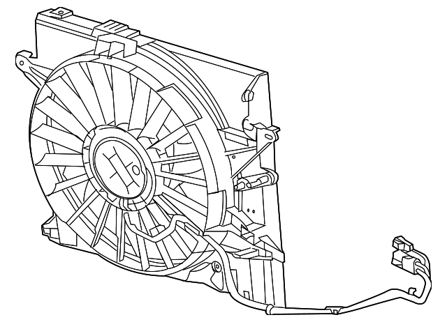 Fan & Cowl (Jaguar OEM) C2D52869OEM