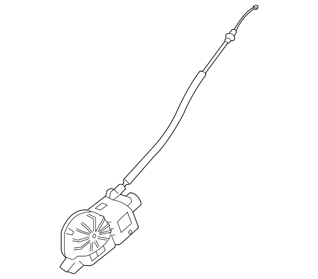 Actuator & Cable (Jaguar OEM) C2D56409OEM