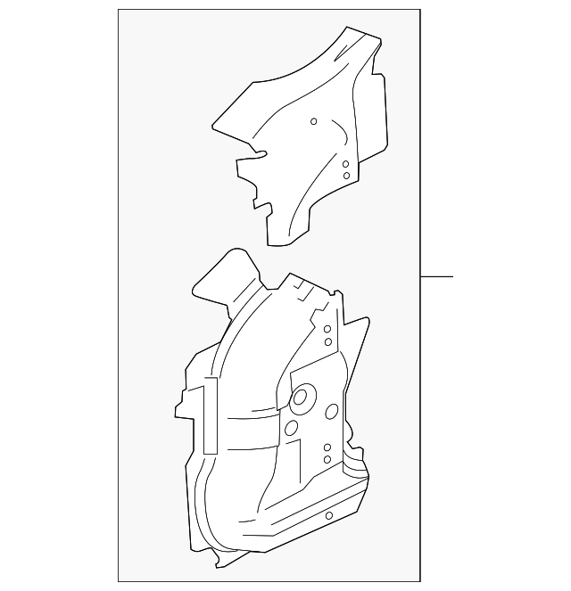 Reinf-A-Post (Jaguar OEM) C2D6925OEM