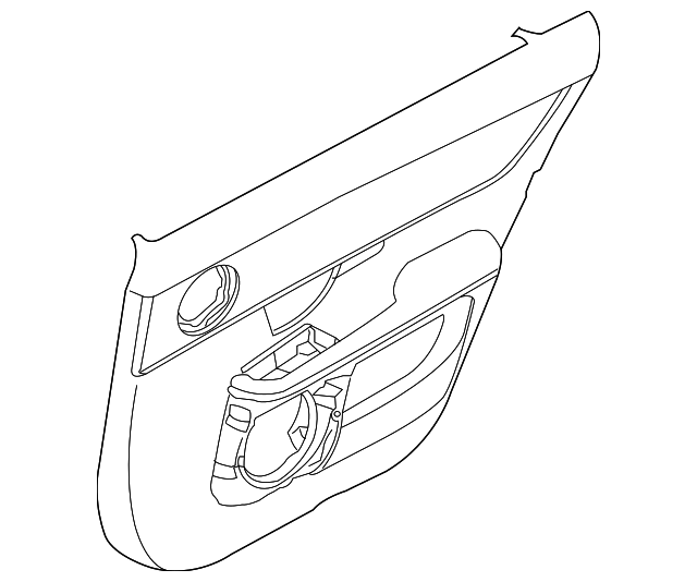 Casing-Door (Jaguar OEM) C2D7133RJLOEM