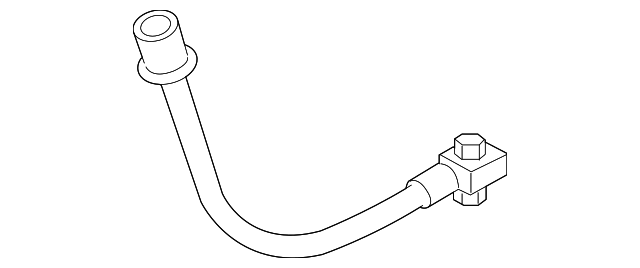 Flexible Rear Brake Hose C2N3108