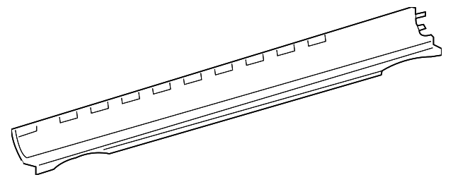 Moulding-Body Si, Discontinued (Limited Supply) (Jaguar OEM) C2N3523XXXOEM