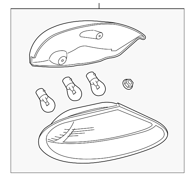 Lamp-Cluster (Jaguar OEM) C2N3719OEM