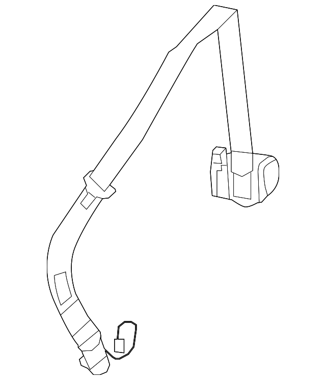 Seatbelt (Jaguar OEM) C2P1105SEPOEM