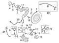 Nut (Jaguar OEM) C2P12731OEM