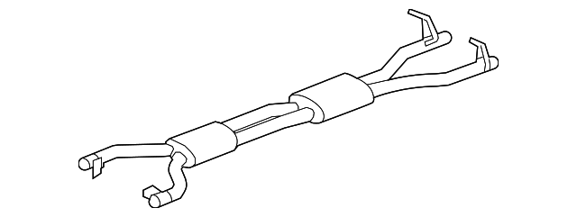Pipe-Exhaust Int (Jaguar OEM) C2P13212OEM