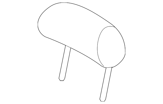 Headrest (Jaguar OEM) C2P13627LEGOEM