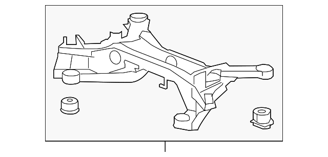 Subframe-Suspens (Jaguar OEM) C2P14022OEM