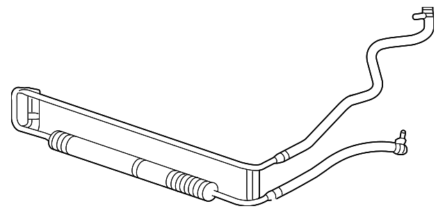Cooler & Hose (Jaguar OEM) C2P15102OEM