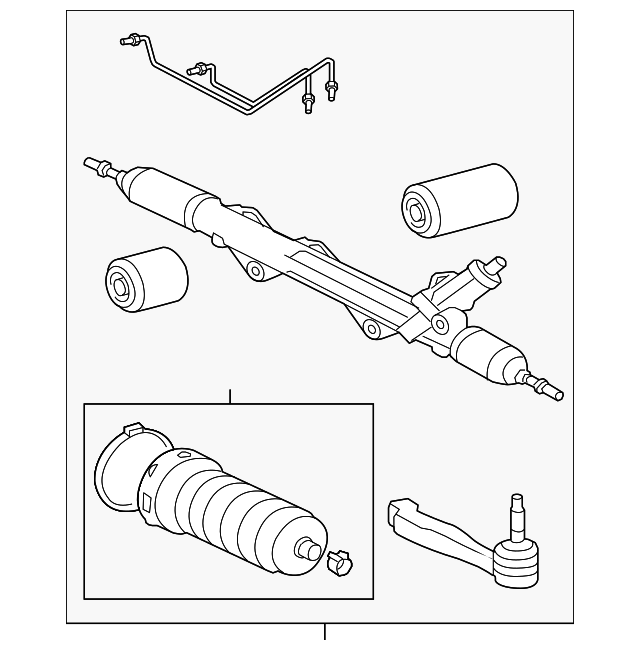 Rack&Pinion-Stee (Jaguar OEM) C2P16013OEM