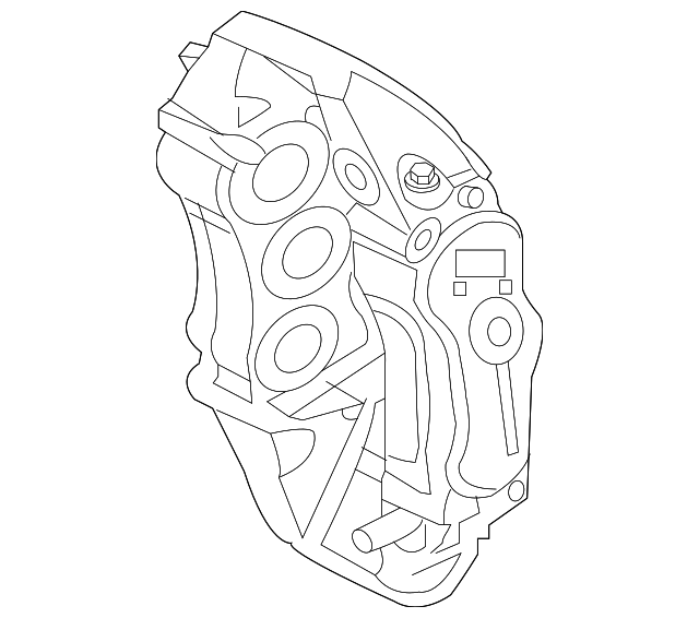 Caliper-Brake (Jaguar OEM) C2P16232OEM