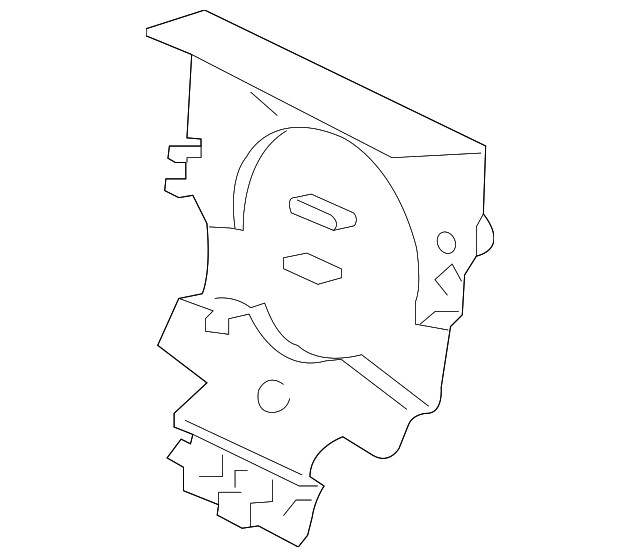 Bracket-Fan (Jaguar OEM) C2P16787OEM