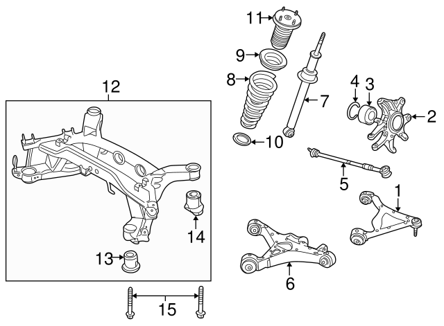Lower Wishbone Rear (Right Hand) (USED) C2P16878U