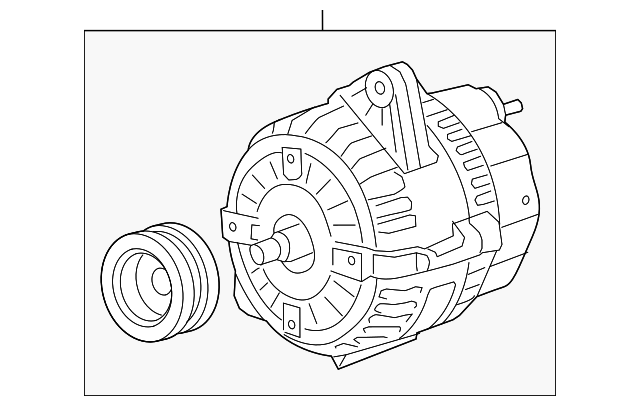 Alternator - BOSCH (Jaguar OEM) C2P1974ROEM