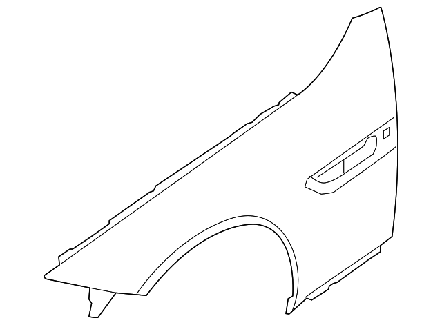 Panel-Fender (Jaguar OEM) C2P21670OEM