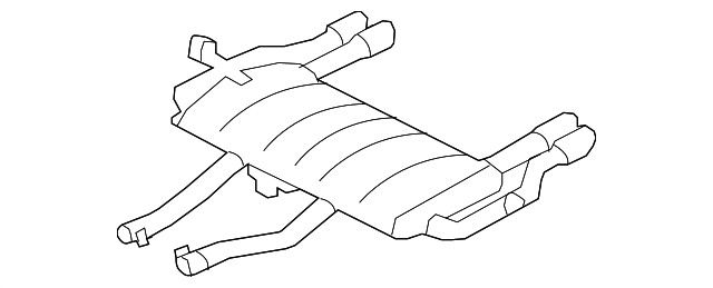 Silencer-Exhaust - Discontinued (Jaguar OEM) C2P2176OEM