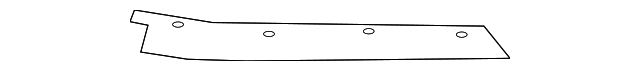 Deflector (Jaguar OEM) C2P22212OEM