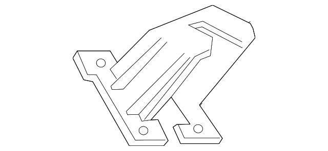 Bracket-Reservoi (Jaguar OEM) C2P24633OEM