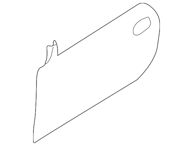 Panel-Door Skin (Jaguar OEM) FJA3032AAOEM