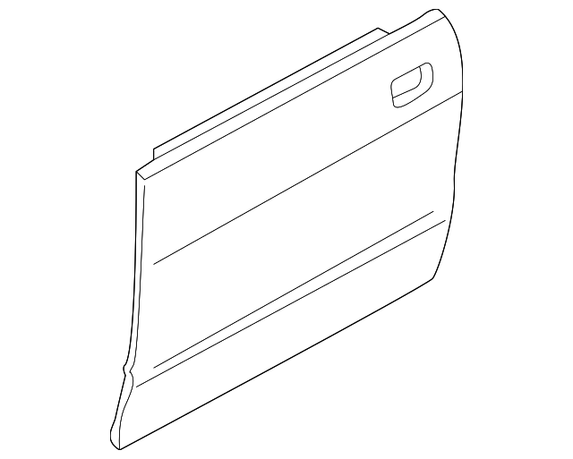 Panel-Door Skin (Jaguar OEM) FNA1052AEOEM