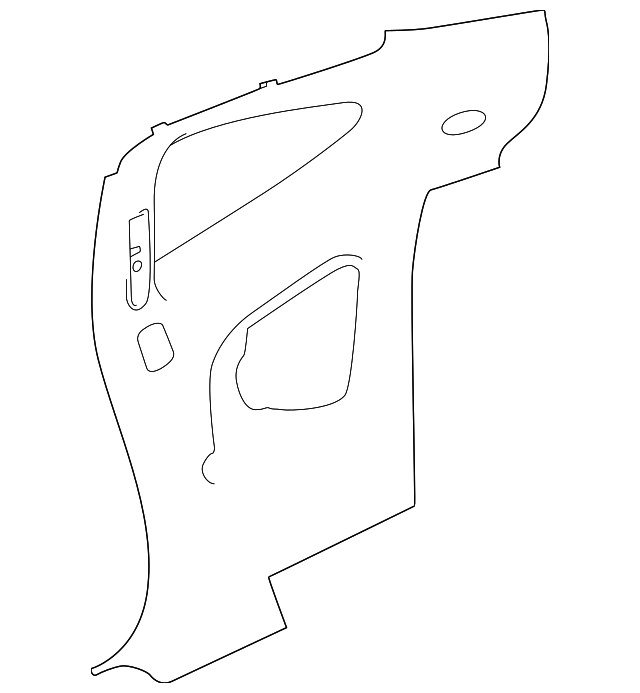 Casing-Quarter - Discontinued (Jaguar OEM) GJA2428AFSDZOEM