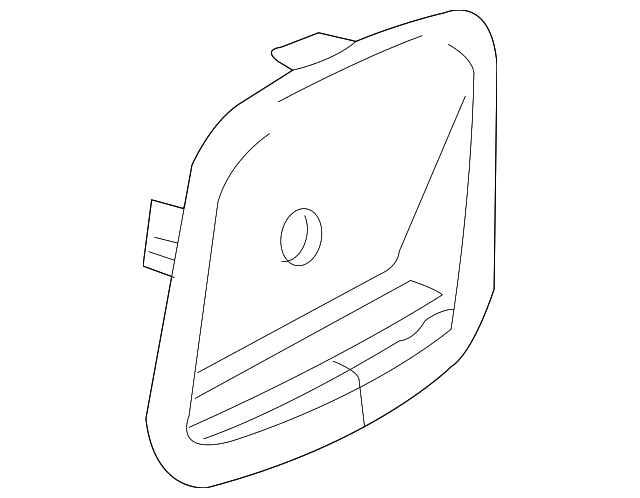 Escutcheon-Seatb (Jaguar OEM) GJA2487BASDCOEM