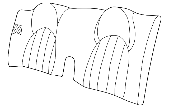 Squab - Discontinued (Jaguar OEM) GJB5524BAAGDOEM