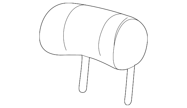 Headrest, Discontinued (Limited Supply) (Jaguar OEM) GNA5150HAAGDOEM