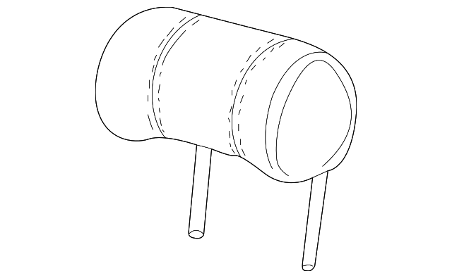Headrest - Discontinued (Jaguar OEM) GNC5151FALFLOEM